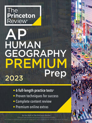 cover image of Princeton Review AP Human Geography Premium Prep, 2023